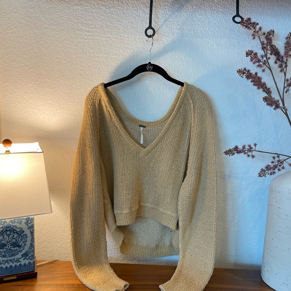 Cozy Knit Sweater in Beige